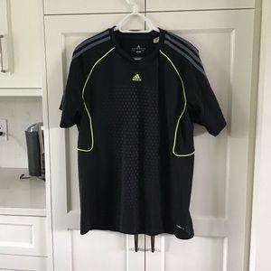 Adidas climalite black tee